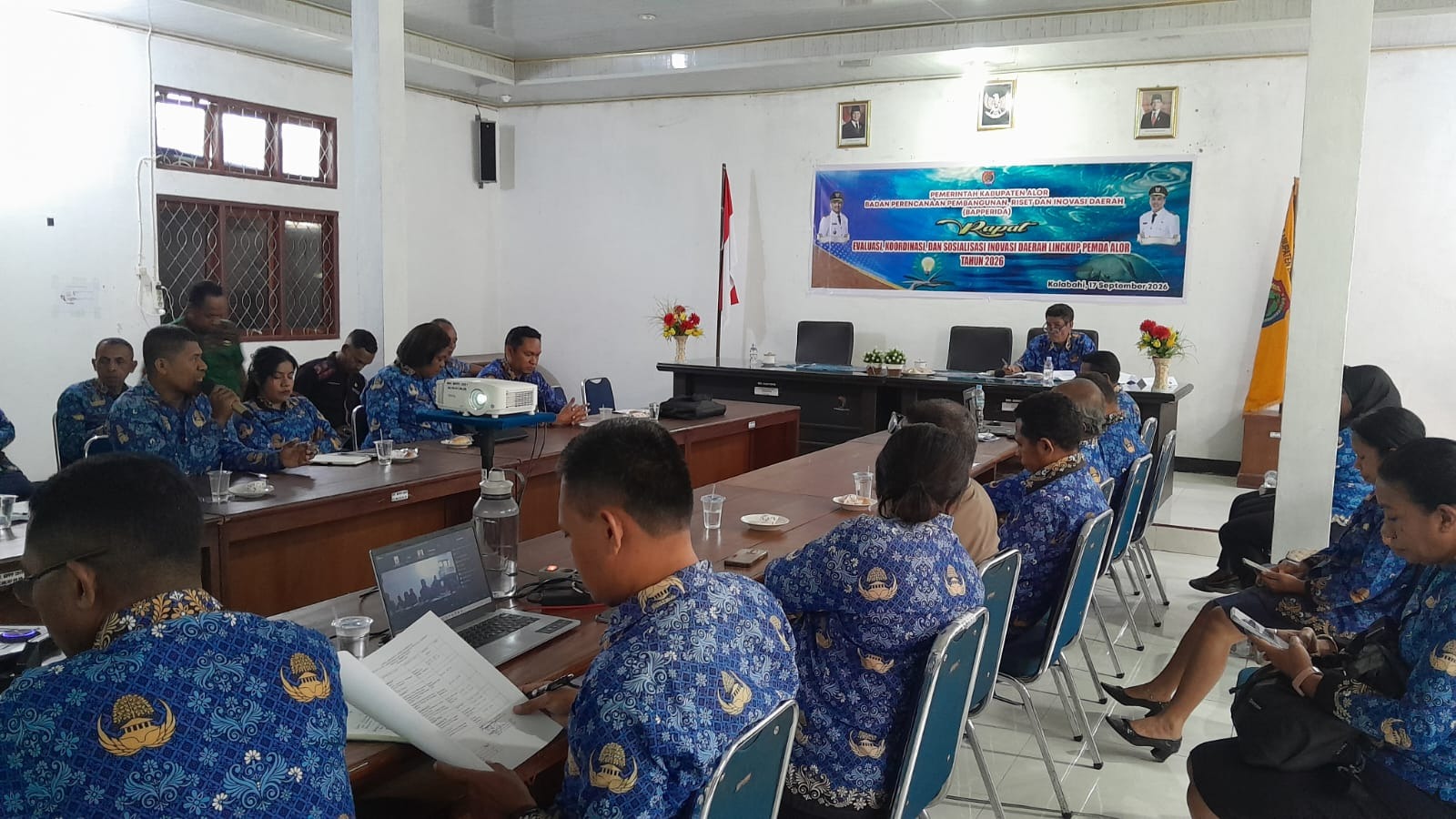 Perkuat Akuntabilitas dan Dampak Inovasi Daerah, Inspektorat Kabupaten Alor Kawal Ketat Evaluasi dan Sosialisasi di Aula Baperida